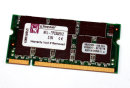 512 MB DDR-RAM 200-pin SO-DIMM PC-2100S  2,5V Kingston...