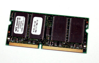 128 MB SO-DIMM 144-pin Laptop-Memory PC-100  NEC MC-4516CD641XS-A80