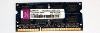 2 GB DDR3 RAM 204-pin SO-DIMM PC3-1333S   Kingston ACR256X64D3S1333C9