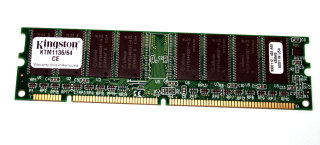 64 MB SD-RAM 168-pin PC-100U non-ECC  Kingston KTM1136/64   9902112 single-sided