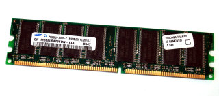 512 MB DDR-RAM 184-pin PC-3200U non-ECC Samsung M368L6423FUN-CCC