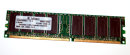 256 MB DDR-RAM 184-pin PC-2100U non-ECC CL2.5  Infineon...
