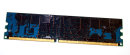 256 MB DDR-RAM 184-pin PC-3200U non-ECC  CL3  Nanya NT256D64SH4B0GY-5T