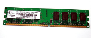 1 GB DDR2-RAM 240-pin PC2-5400U non-ECC G.SKILL F2-5400CL5S-1GBNY