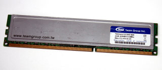4 GB DDR3-RAM 240-pin PC3-10600U CL9 non-ECC  Team TED34G1333HC9BK
