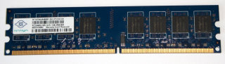 1 GB DDR2-RAM 2Rx8 PC2-6400U non-ECC  Nanya NT1GT64U8HB0BY-25C