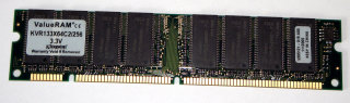 256 MB SD-RAM 168-pin PC-133U non-ECC  CL2  Kingston KVR133X64C2/256  9905121  single sided