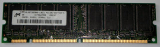 256 MB SD-RAM 168-pin PC-133 non-ECC CL2 Micron MT16LSDT3264AG-13EE1