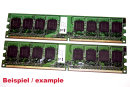 2 GB DDR2-RAM (2 x 1 GB) 240-pin PC2-5300U nonECC 667 MHz Dual-Channel-Kit