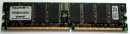 512 MB DDR-RAM PC-2100 non-ECC  Kingston KVR266X64C25/512   9905144 ds